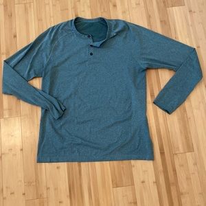 Lululemon swiftly long sleeve quarter button down